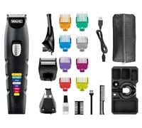 Wahl Tondeuse homme Color Trim Advanced - peignes code couleur, Li-Ion 240 min, chargeur USB - Noir
