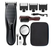 WAHL Cordless Close Cut Hair Clipper Kit - Coupe ultra précise (0,3 mm), rechargeable par USB, autonomie de 120 minutes, trousse de toilette pour hommes, noir
