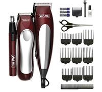 Wahl Ensemble complet de toilettage pour cheveux et tondeuse à cheveux, ensemble cadeau de tondeuse à cheveux, rasoir à tête filaire, tondeuse à barbe pour homme, tondeuse à chaumes, coupe personnelle