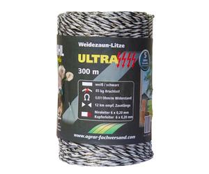 WAHL-FENCE FIL DE CLÔTURE - ULTRA - 300m Conducteurs 6 x acier inox 0,20mm + 6 x Cu 0,20mm