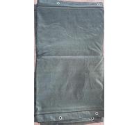WAHL-FENCE Filet brise-vent 180g/m² pour Tente à panneaux vert, avec œillets tous les 50 cm