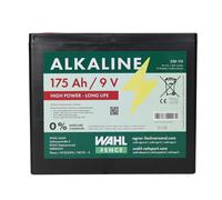 WAHL-FENCE Pile alcaline pour clôture électrique 9 V - 175 Ah pile alcaline dans un grand boîtier