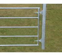 WAHL-FENCE Poteau métallique pour barrière d'herbage 2000 x 80 x 80 mm