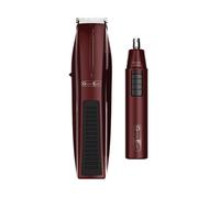 Wahl GroomEase Battery Beard & Trimmer Gift Set - Burgundy - 5537-7017