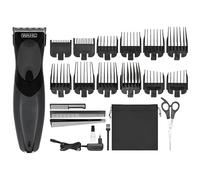 Tondeuse à cheveux et barbe - WAHL - HAIRCUT & BEARD - 3,5 W - 10 sabots - Autonomie : 40 min - Noir