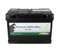 WAHL-Hausmarke Batterie AGM Premium - 12V, 88 Ah immédiatement prêt à l'emploi