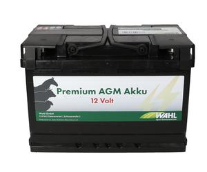 WAHL-Hausmarke Batterie AGM Premium - 12V, 88 Ah immédiatement prêt à l'emploi