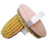 WAHL-Hausmarke Brosse à bétail chiendent dos en bois, poils durs en chiendent jaune