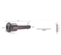 WAHL-Hausmarke Équivalent MIELE HL 22mm, court Jeu de manchons trayeurs en caoutchouc, grande tête: 22mm, L: 180mm