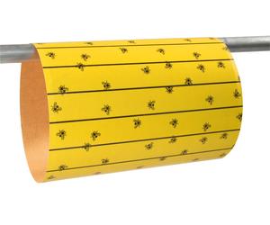 WAHL-Hausmarke Feuilles attrape-mouches d'étables Fly-Glue 6 feuilles de 60 x 34,5 cm - Qualité supérieure