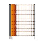 WAHL-Hausmarke Filet pour volailles, 110 cm x 50 m, pointe double électrifiable, 15 piquets noirs