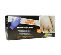 WAHL-Hausmarke Gants de traite en nitrile sans poudre 8 mil jetable | Très résistant à la déchirure