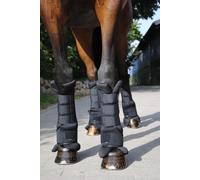 Kerbl Cheval Guêtres de Transport Néoprène pour Pur Sang Noir