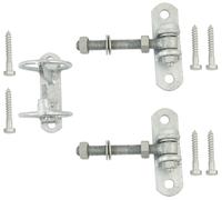 WAHL-Hausmarke Kit de montage pour barrière d'herbage 2 charnières et 1 verrou