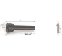 WAHL-Hausmarke Manchon trayeur adapté pour DeLaval court 07-01 Jeu de manchons trayeurs en caoutchouc, petite tête:25 mm L:175 mm