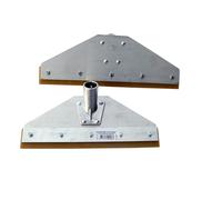 WAHL-Hausmarke RACLEUR DE FUMIER EN ALUMINIUM WAHL 60cm avec caoutchouc spécial