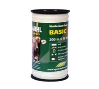 WAHL-Hausmarke RUBAN DE CLÔTURE - BASIC - 10mm/ 200m 4 x câble acier inox 0,16mm, blanc