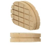 WAHL-Hausmarke Semelle bois cunéiforme Talonnette en bois en forme de coin, cunéiforme