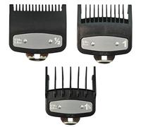 Wahl Lot de 3 protections professionnelles pour tondeuse à cheveux Wahl avec clip en métal Compatible avec la plupart des tailles de peignes