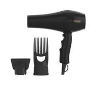 WAHL PowerPik 2 Hairdryer, Sèche-cheveux pour femmes, sèche-cheveux avec embout Pik, sèche-cheveux afro, cheveux afro-caribéens, trois réglages de chaleur, séchage anti-frisottis, noir