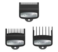 WAHL Premium Attachment Combs, #0.5-1.5, 1.5-4.5mm, peigne de guidage pour tondeuse avec clip métallique, protections de tondeuse professionnelle, Super Taper, Legend, Senior, Magic Clip, Balding
