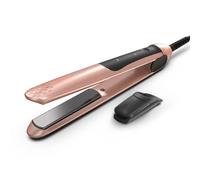 Wahl Pro Glide Rose Gold - Plancha Profesional con Placas de Cerámica con Queratina - Control Digital de Temperatura 150-210°C - Calentamiento Rápido - Incluye Funda Termorresistente