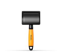 Wahl Slicker Brush Large - Brosse de toilettage, Brosse pour Chiens et Chats, Outils de toilettage pour Animaux, brosses pour Animaux à Poils Longs ou Courts, Manche en Gel, Orange