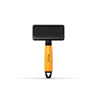 Wahl Slicker Brush Medium - Brosse de toilettage, Brosse pour Chiens et Chats, Outils de toilettage pour Animaux, brosses pour Animaux à Poils Longs ou Courts, Manche en Gel, Orange