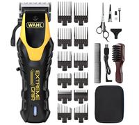 Wahl Tondeuse à cheveux à prise extrême, moteur robuste, kit de coupe de cheveux à domicile, manchon de protection antidérapant, bras conique, autonomie de 120 minutes, batterie lithium-ion