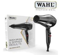 Wahl ZY085 Pro Kératine 2200W Cheveux Séchoir Noir Avec Tourmaline Revêtu Grille