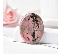 WAHOM Pierre d'inquiétude Pierre précieuse Naturelle énergie Pierre de guérison Massage du Pouce Chakra Wicca Reiki thérapie spirituelle Ornements minéraux (Color : Rhodochrosite)