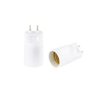 WAHRE Adaptateur de Douille de lumière G12 à E26/E27, 2 pièces, 2 Broches PAR30 CDM-T HCI-T, halogénure métallique LED, Support de Lampe halogène, convertisseur
