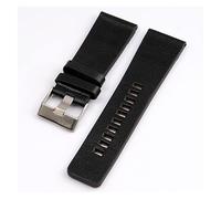 WAHRE Bracelets De Montre en Cuir Véritable for Bracelet De Montre for Diesel Bracelets De Montre for Hommes 26 MM 27 MM 28 MM 30 MM 32 MM 34 MM(Black,27MM)