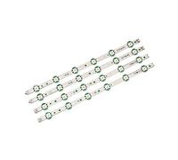 WAHRE Kit 4 Pièces LED Bande Fit for Lig 49UV340C 49UJ6565 49UJ670V 49 V17 ART3 2862 2863 6916L-2862A 6916L-2863A V1749L1