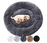 Wahre Tierliebe Panier pour chien Donut Das Original - Lavable [XXS, 50 cm, gris foncé], coussin pour chien, panier pour chien, moelleux pour chiens de grande, moyenne et petite taille