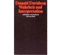 Wahrheit und Interpretation Davidson, Donald (Auteur)