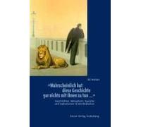 Wahrscheinlich Hat Diese Geschichte Gar Nichts Mit Ihnen Zu Tun ...