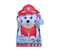 Wahu - Aqua Pals - Marcus Pat' Patrouille- Jouet en Peluche Aquatique pour Enfants dès 2 Ans - Séchage Rapide - Peluche Waterproof Etanche - Jeu en Piscine et Baignoire - Marshall Paw Patrol - 38 cm