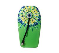 WAHU - BODY BOARD pour Enfants - 84cm - Capacité jusqu'à 122cm / 30kg - Planche de Surf Enfants en XPE avec Sangle Elastique Règlable Breveté - Facile à Transporter - Pour Jouer, Glisse à la Plage