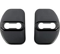 WAHW 4 Pièces pour Renault Koleos Kadjar Captur Accessoires Style Voiture Couvercle Serrure Porte Acier Inoxydable Noir Couvercle Protection Antirouille Décoratif