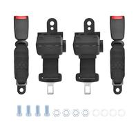 Wai Danie 2 Pcs 106cm 2,08m 42" Ceintures de sécurité universelles pour chariot de golf Lap Ceintures rétractables Max Longueur Compatible avec EZGO TXT Yamaha Club Car DS Chariot de golf Go Kart ATV