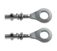 Wai Danie 2 Pièces 0.6inch 15mm Chaîne Essieu Tendeur Ajusteur Pour 50cc-125cc Pour 196cc 6.5HP Massimo MB200 Baja Mini Bike MB165 MB200 Coleman CT200U Trail Motovox MBX10 MBX11 ATV Pit Dirt Bike Moto