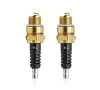 Wai Danie 2 x Z4C Bougie d'allumage pour 49cc 50cc 66cc 70cc 80cc Moteur 2 temps Moto Bicyclette Vélo Cyclomoteur Scooter Compatible avec Yamaha JOG50 90 ZX50 QJ50 DX100