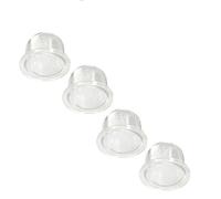 Wai Danie Lot de 4 Pompes à Carburant compatibles avec STIHL FS130 FS310 FS38 FS40 FS45 FS46 FS50 FS55 Compatible avec Zama 0057003 0057004 Tronçonneuse Souffleuse Trimmer