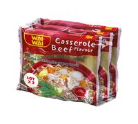 Wai Wai Nouilles instantanées saveur bœuf 3 x 60 g