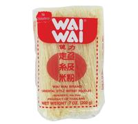 Wai wai Vermicelles de riz WAI WAI 200g 0,5mm / Vermicelles "Banh Hoi" cuisson rapide pour bo bun, soupes, plats sautés… (Lot de 2 sachets)