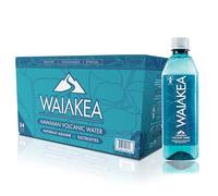 Waiakea Lot de 24 bouteilles d'eau alcaline hawaïenne volcanique 500 ml