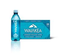 Waiakea Lot de 24 bouteilles d'eau alcaline hawaïenne volcanique 500 ml