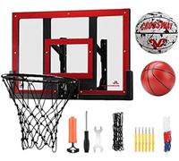 WaiDXn Cerceau de Basket-Ball de Garage d'arrière-Cour de Cerceau de Basket-Ball avec Le Support de Levage, Basket-Ball Professionnel réglable de Suspension Lourde