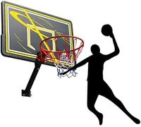 WaiDXn Cerceau de Basket-Ball Pro for Pilier/Mur, Panneau de Basket-Ball incassable Mural Robuste for l'extérieur